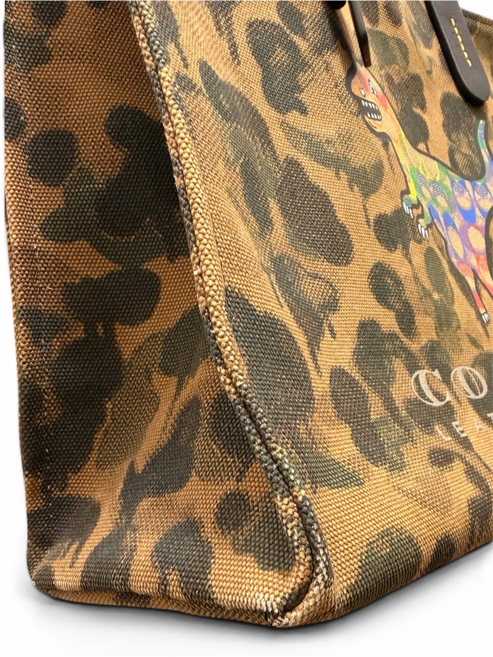 COACH Tote 42 With Rainbow Signature Rexy - Picture 5 of 11